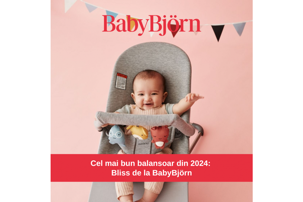 Balansoarul Bliss de la BabyBjörn a fost votat cel mai bun balansoar in 2024