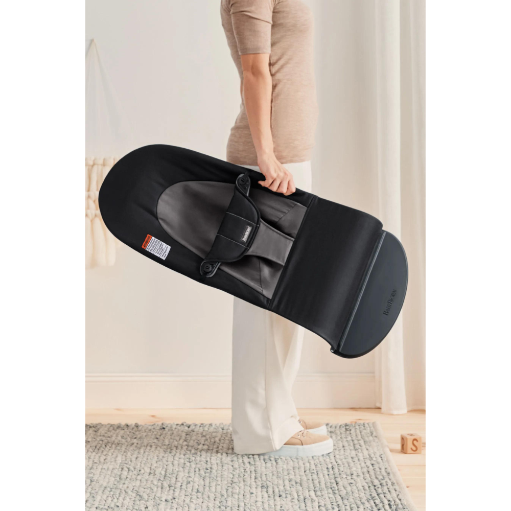 BabyBjorn - Balansoarul Balance Soft Black/Dark Gray, Tesatura