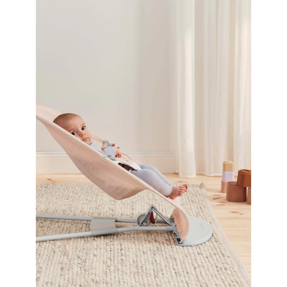 Baby Bjorn - Balansoar Balance Soft, Pearly Pink/White, Mesh