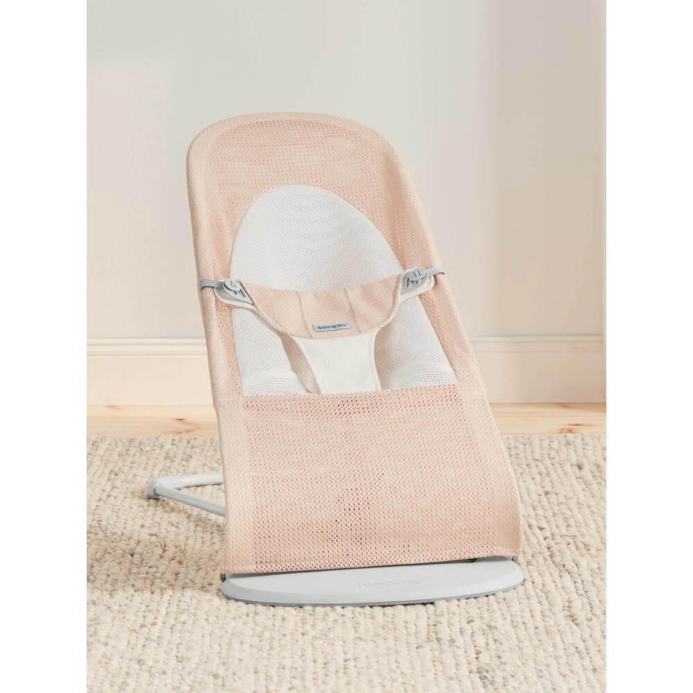 Baby Bjorn - Balansoar Balance Soft, Pearly Pink/White, Mesh