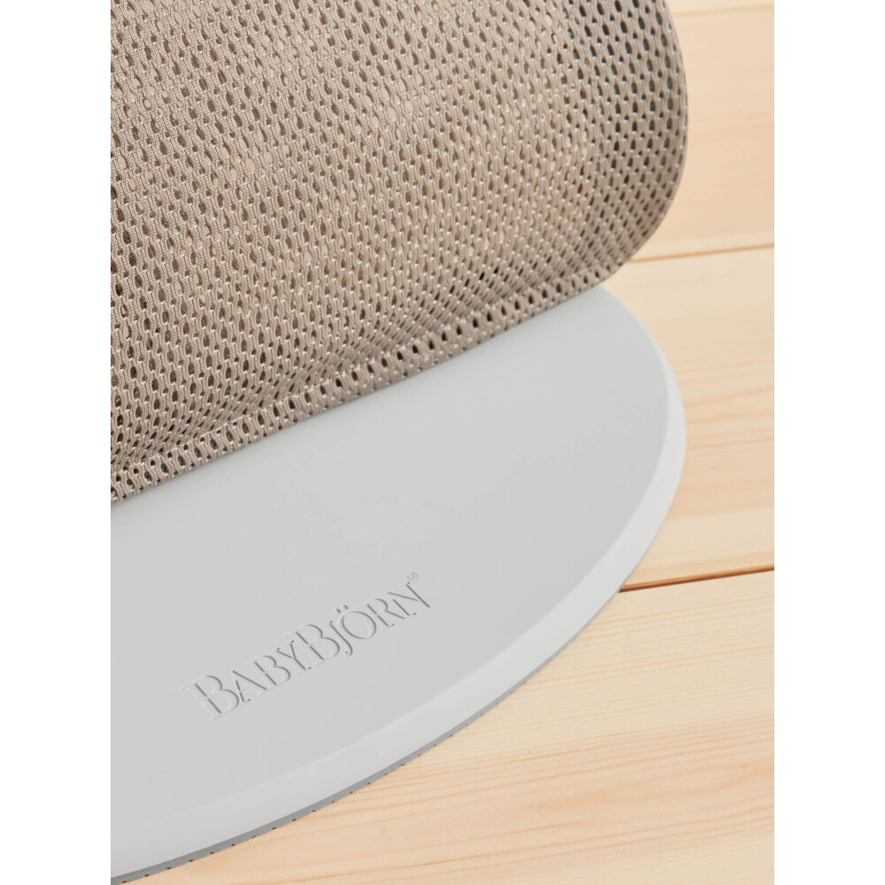 Baby Bjorn - Balansoar Balance Soft, Grey Beige/White, Mesh 