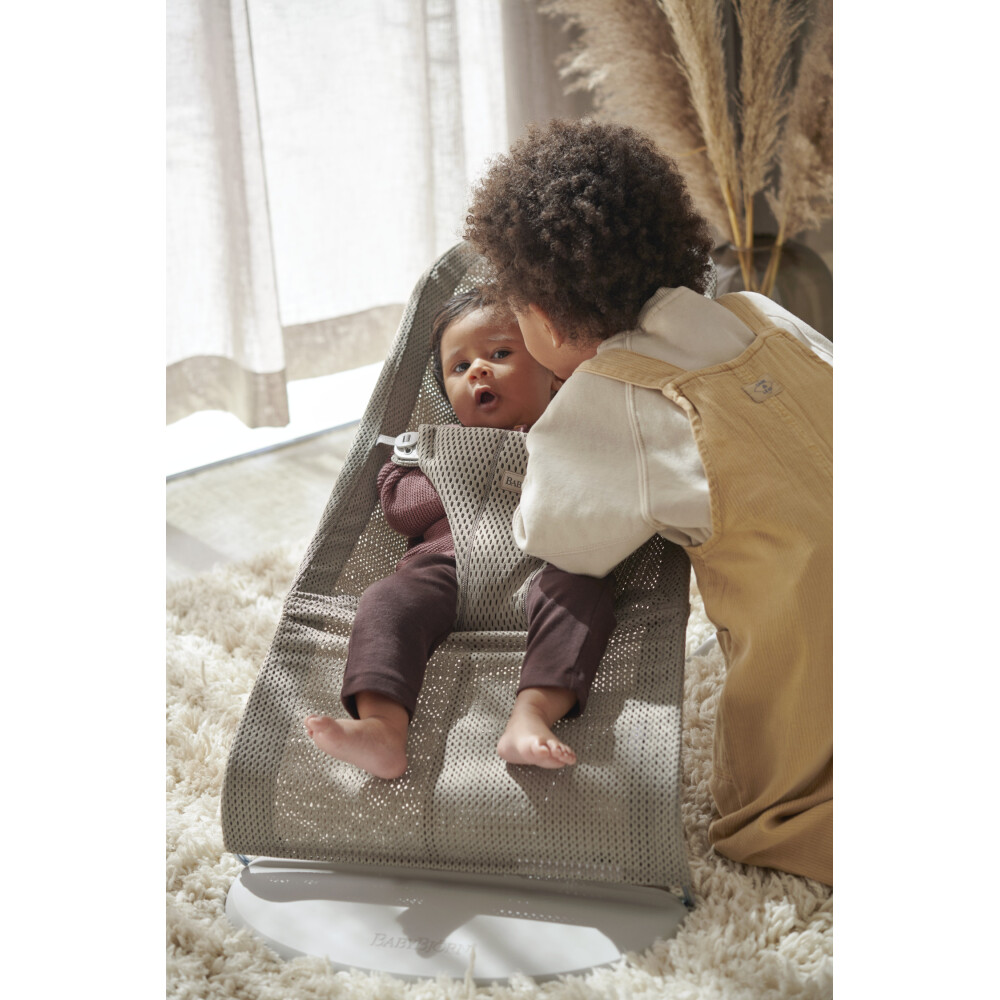 Baby Bjorn - Balansoar Bliss Grey Beige, Mesh