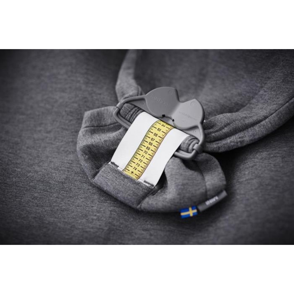 BabyBjorn - Marsupiu anatomic Mini, cu pozitii multiple de purtare, Dark Grey, 3D Jersey