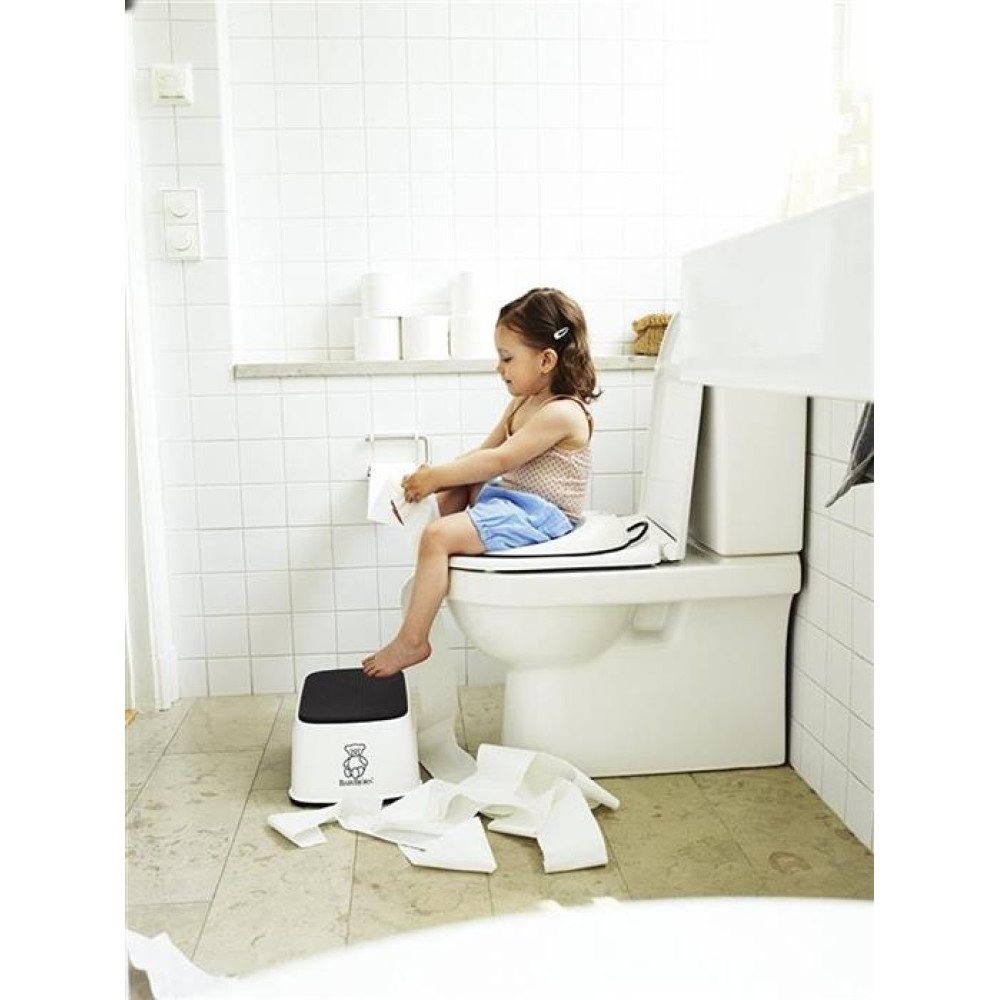 BabyBjorn - Reductor pentru toaleta Toilet Training Seat White/Grey