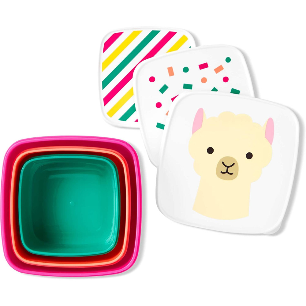 Skip Hop Set 3 cutii pentru pranz Zoo - Lama
