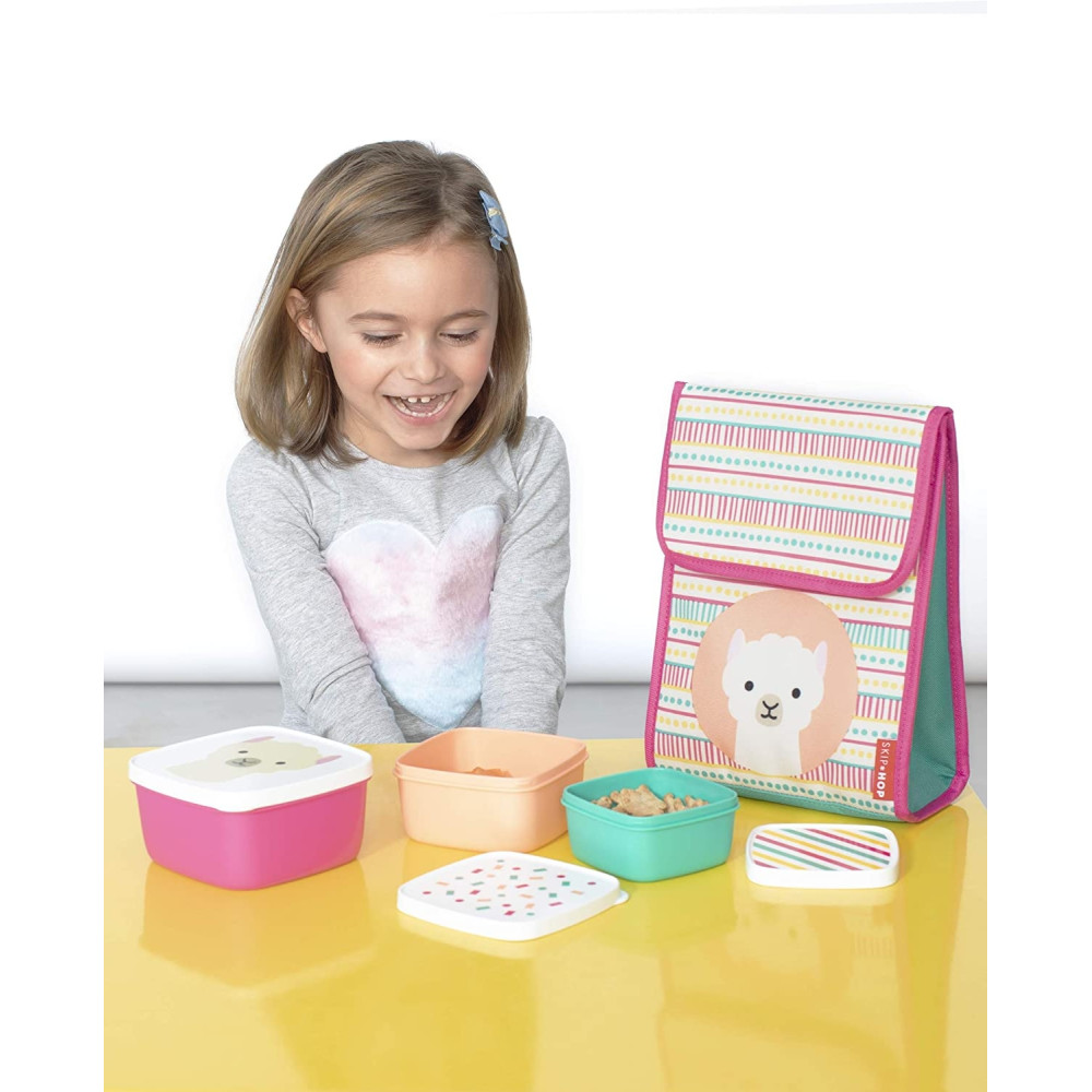 Skip Hop Set 3 cutii pentru pranz Zoo - Lama