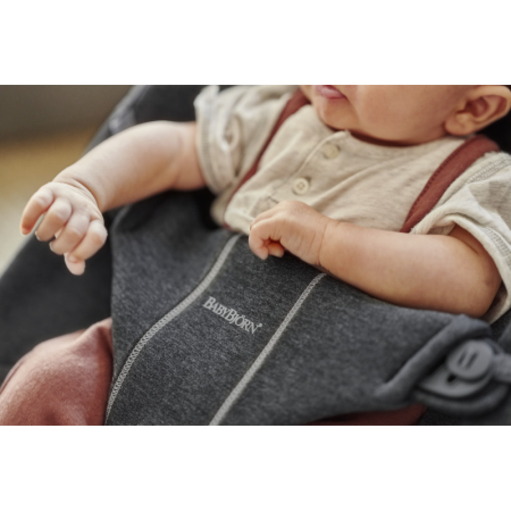 	 BabyBjorn - Balansoar Bliss Charcoal Grey, 3D Jersey