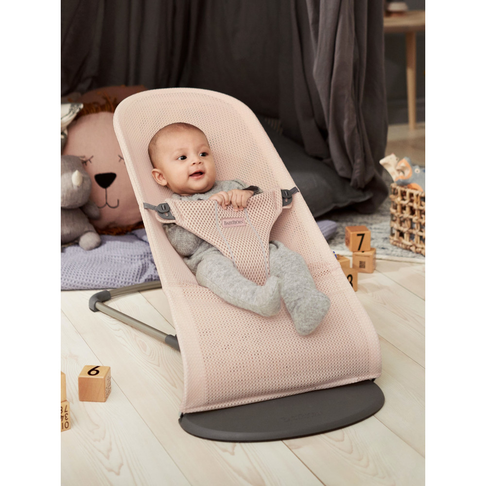 BabyBjorn - Balansoar Bliss Pearly Pink, Mesh