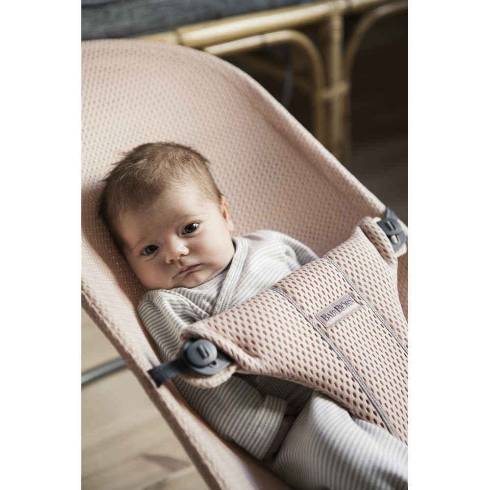 BabyBjorn - Balansoar Bliss Pearly Pink, Mesh