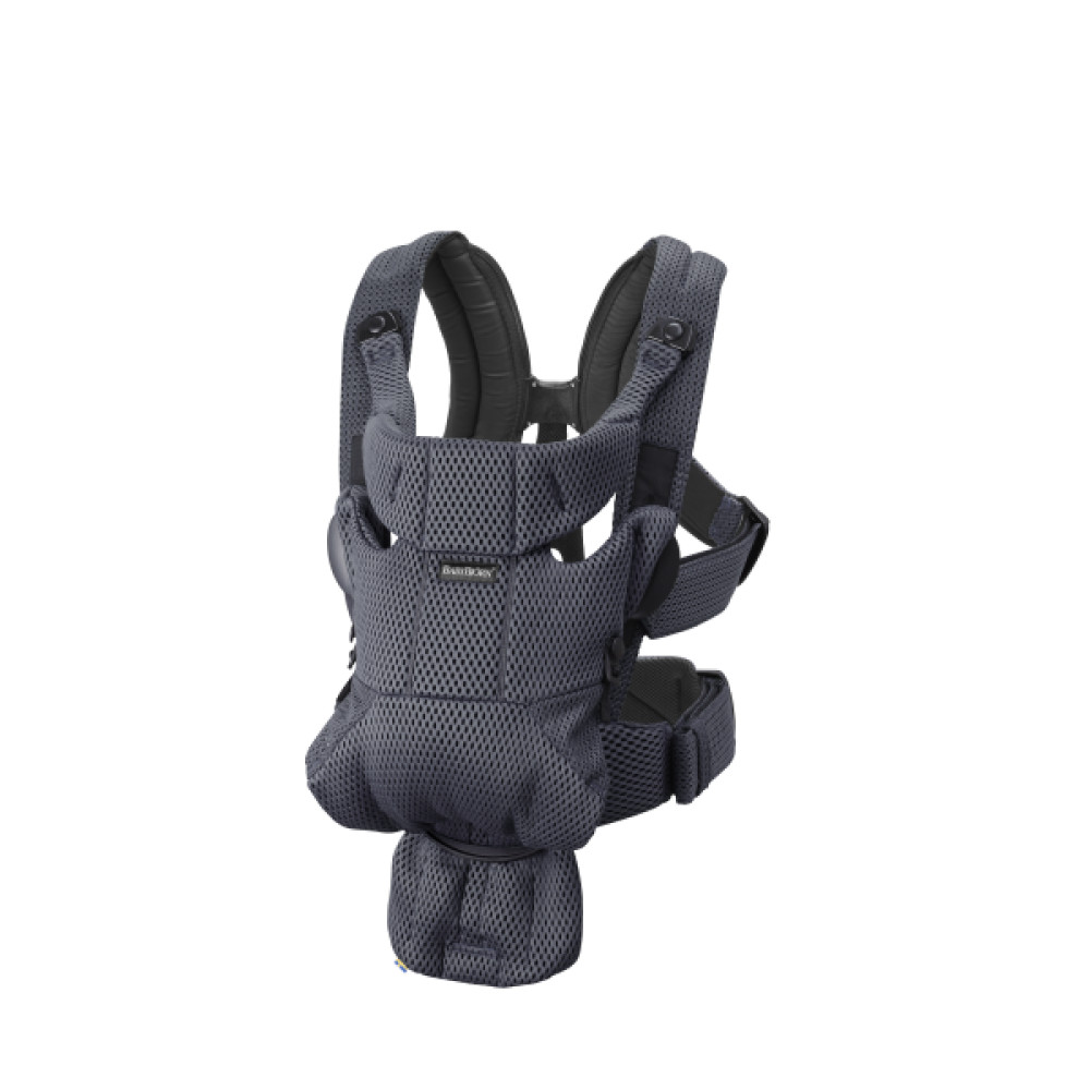 BabyBjorn - Marsupiu anatomic Move, Antracit 3D Mesh