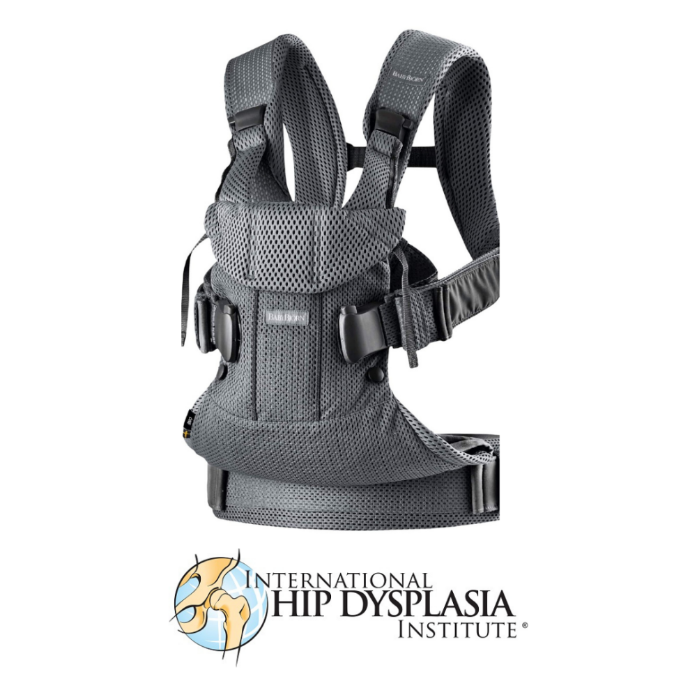 BabyBjorn - Marsupiu anatomic One Air - Anthracite, 3D Mesh