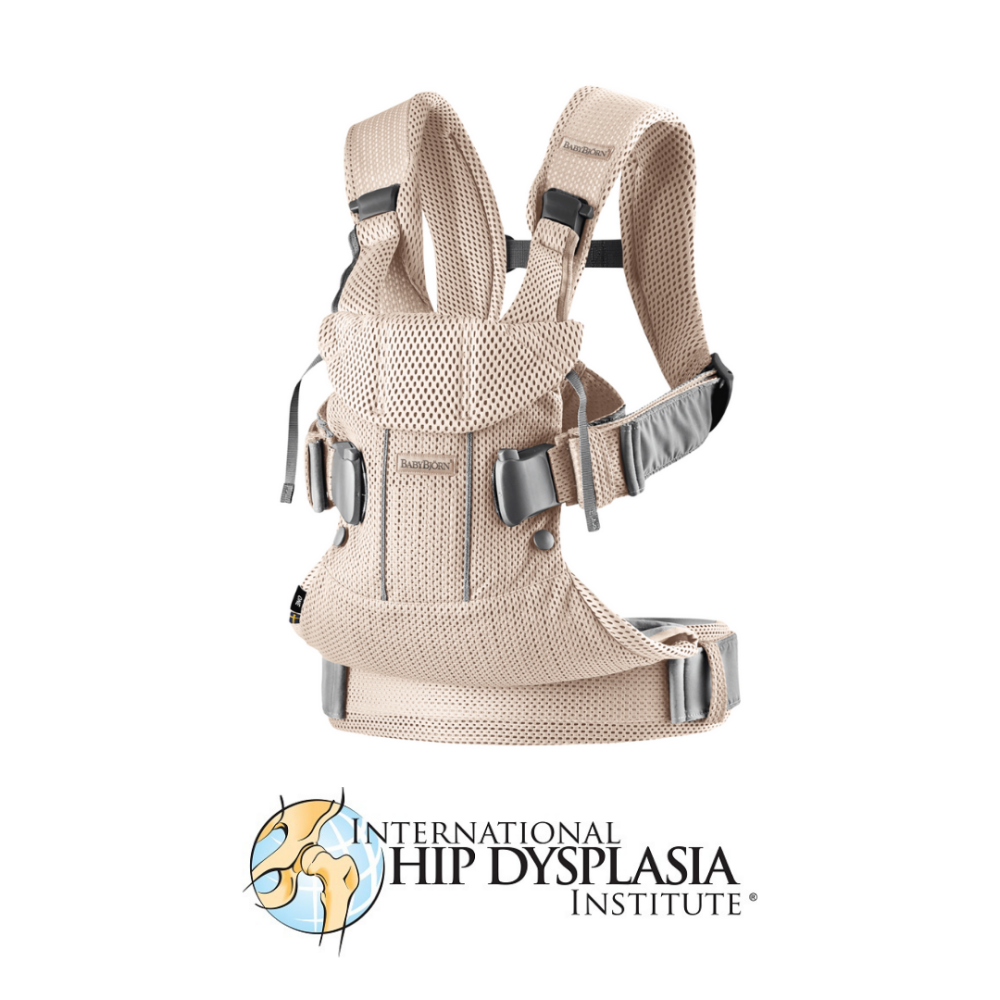 BabyBjorn - Marsupiu anatomic One Air - Pearly Pink, 3D Mesh