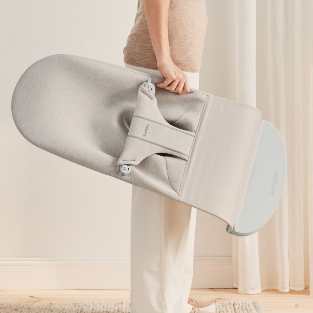 BabyBjorn - Balansoar Bliss Light Beige, 3D Jersey