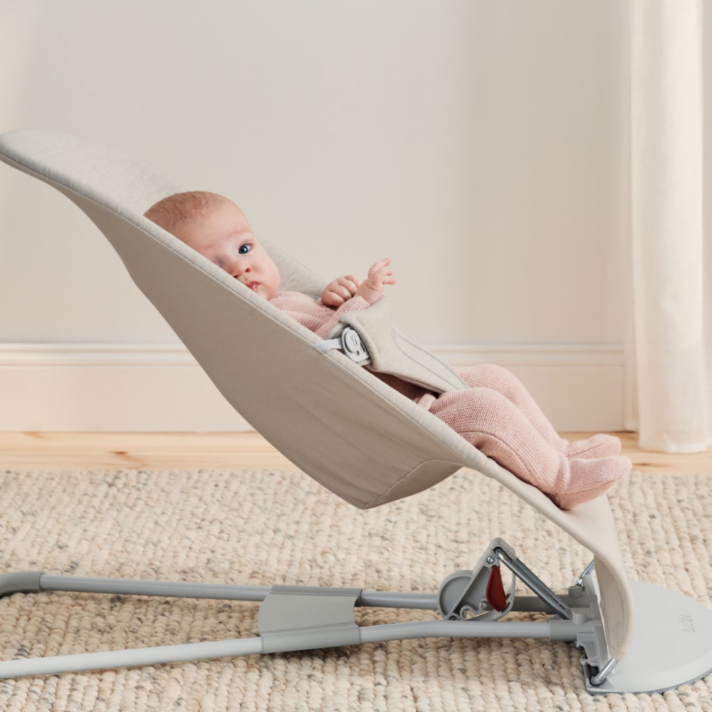 BabyBjorn - Balansoar Bliss Light Beige, 3D Jersey