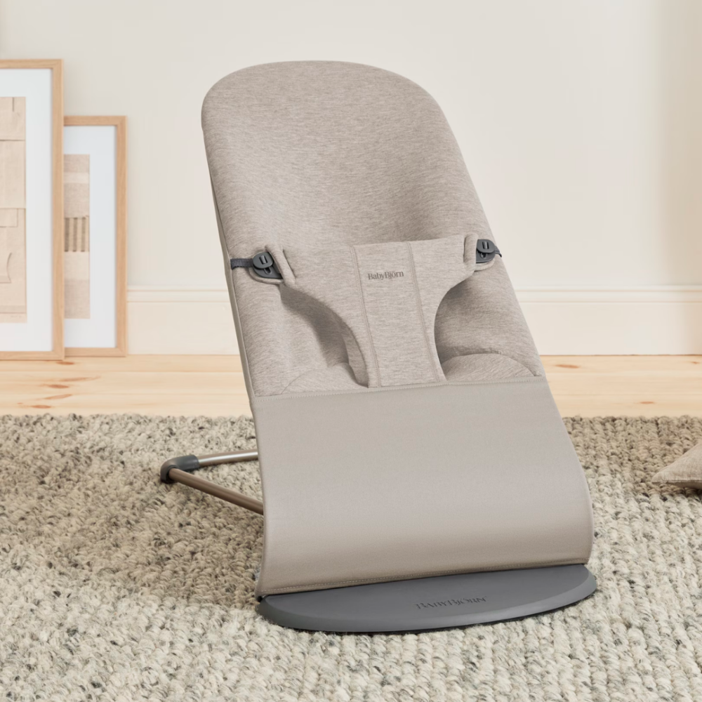 BabyBjorn - Balansoar Bliss Sand Grey, 3D Jersey