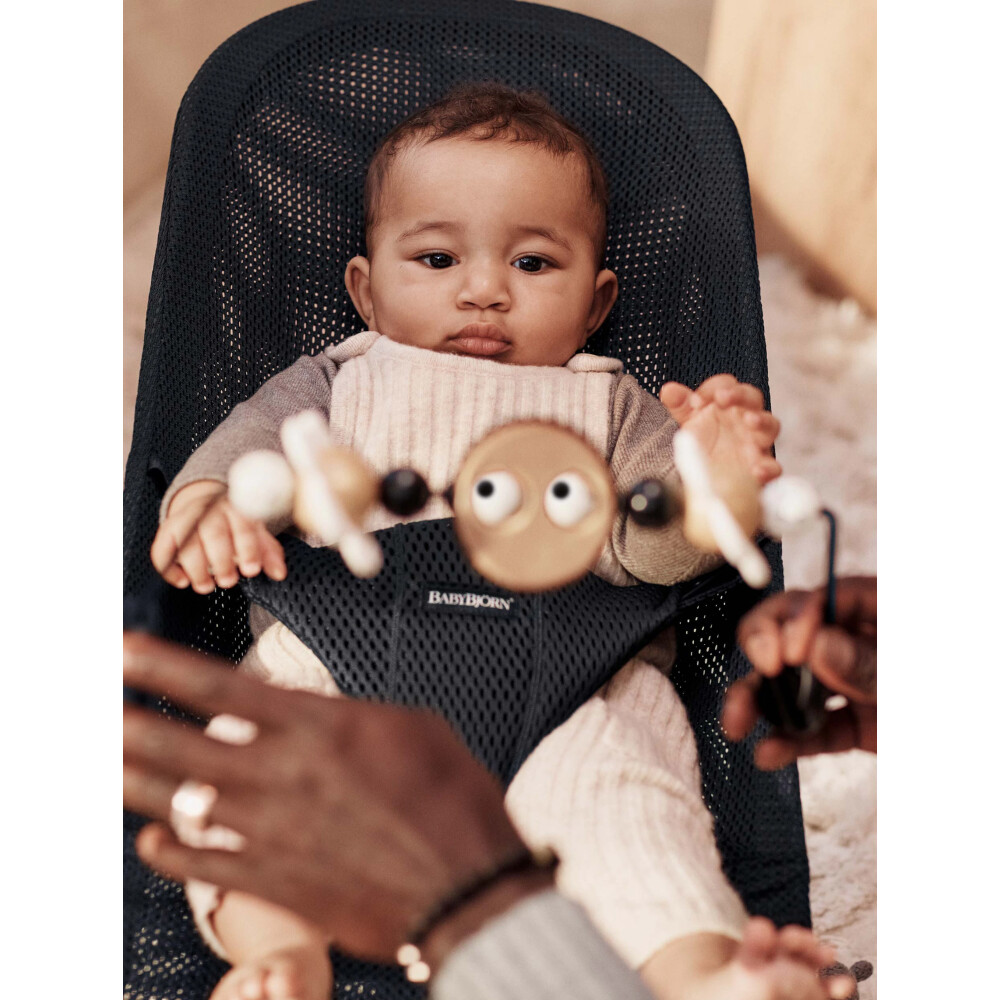 BabyBjorn - Bara de jucarii, Googly eyes Black/White– pentru balansoarele BabyBjorn