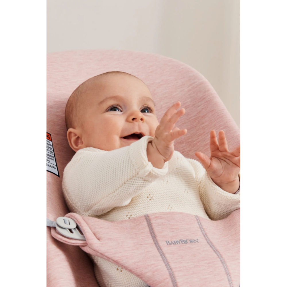 BabyBjorn - Balansoar Bliss Light Pink, 3D Jersey