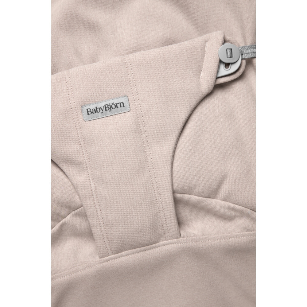 BabyBjorn - Balansoar Bliss Light Pink din tesatura melange cu aspect Clasic