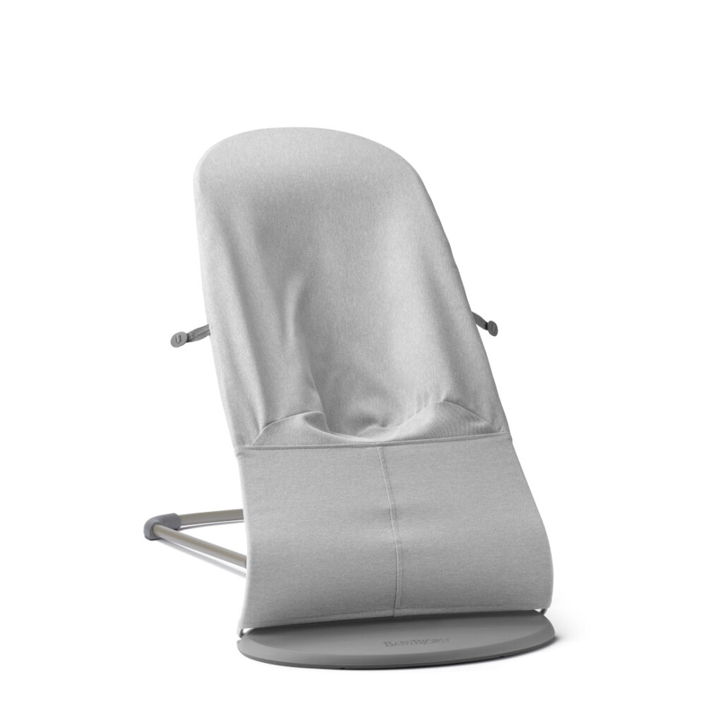 BabyBjorn - Balansoar Bliss Light Gray din tesatura melange cu aspect Clasic