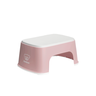 BabyBjorn – Treapta inaltator pentru baie – Step Stool – Powder Pink / White