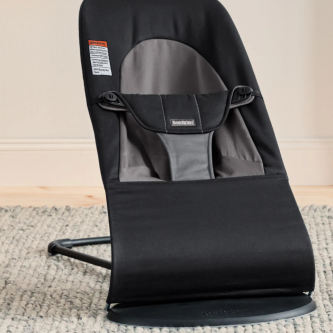 BabyBjorn - Balansoarul Balance Soft Black/Dark Gray, Tesatura
