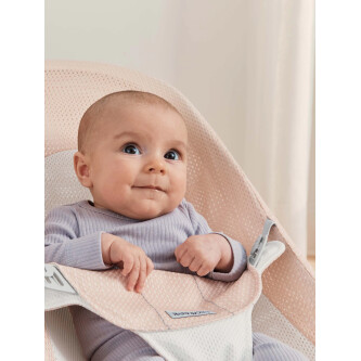Baby Bjorn - Balansoar Balance Soft, Pearly Pink/White, Mesh
