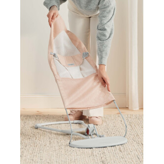 Baby Bjorn - Balansoar Balance Soft, Pearly Pink/White, Mesh