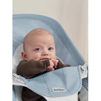 Baby Bjorn - Balansoar Balance Soft, Sky Blue/White, Mesh 