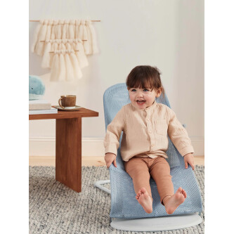 Baby Bjorn - Balansoar Balance Soft, Sky Blue/White, Mesh 