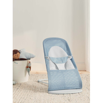 Baby Bjorn - Balansoar Balance Soft, Sky Blue/White, Mesh 