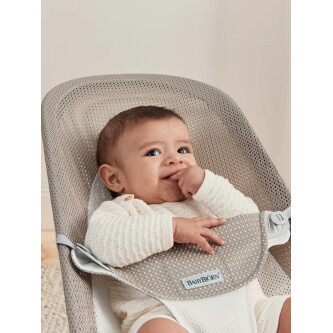 Baby Bjorn - Balansoar Balance Soft, Grey Beige/White, Mesh 