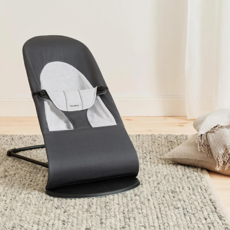 BabyBjorn - Balansoar Balance Dark Gray cu detalii Gray, Tesatura-Tricot
