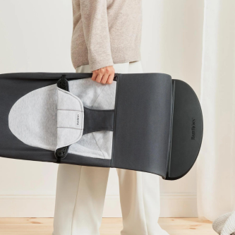 BabyBjorn - Balansoar Balance Dark Gray cu detalii Gray, Tesatura-Tricot