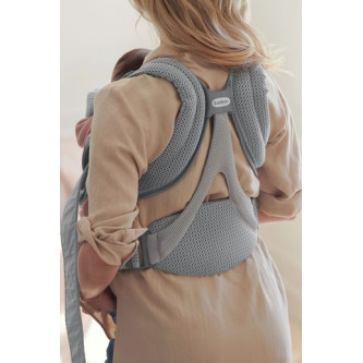 BabyBjorn - Marsupiu anatomic Move, Grey, 3D Mesh