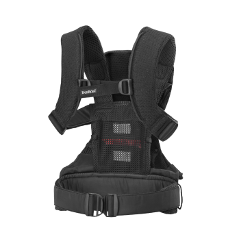 Babybjorn - Marsupiu Anatomic One Air - Black, 3D Mesh