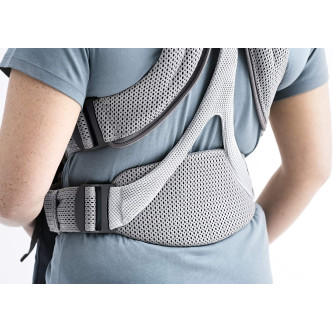 BabyBjorn - Marsupiu anatomic Move, Grey, 3D Mesh