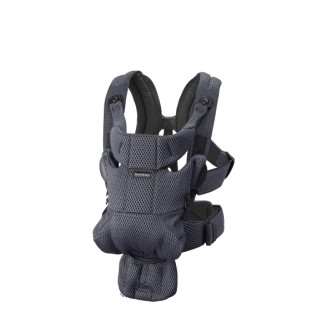 BabyBjorn - Marsupiu anatomic Move, Antracit 3D Mesh