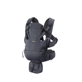 BabyBjorn - Marsupiu anatomic Move, Antracit 3D Mesh