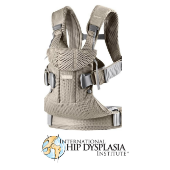 BabyBjorn - Marsupiu anatomic One Air - Greige, 3D Mesh