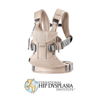 BabyBjorn - Marsupiu anatomic One Air - Pearly Pink, 3D Mesh