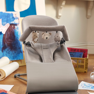BabyBjorn - Bara de jucarii Soft Toys Neutrals – pentru balansoarele BabyBjorn