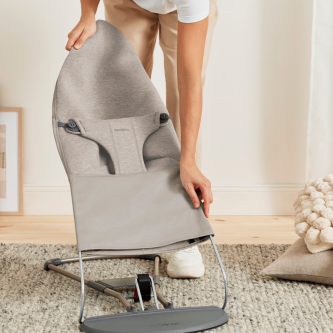BabyBjorn - Balansoar Bliss Sand Grey, 3D Jersey