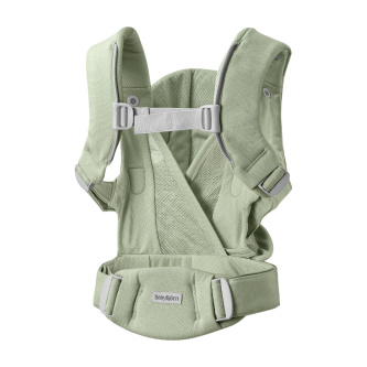 Baby Bjorn - Marsupiu ergonomic Baby Carrier Hold, Light Green, tesatura periata